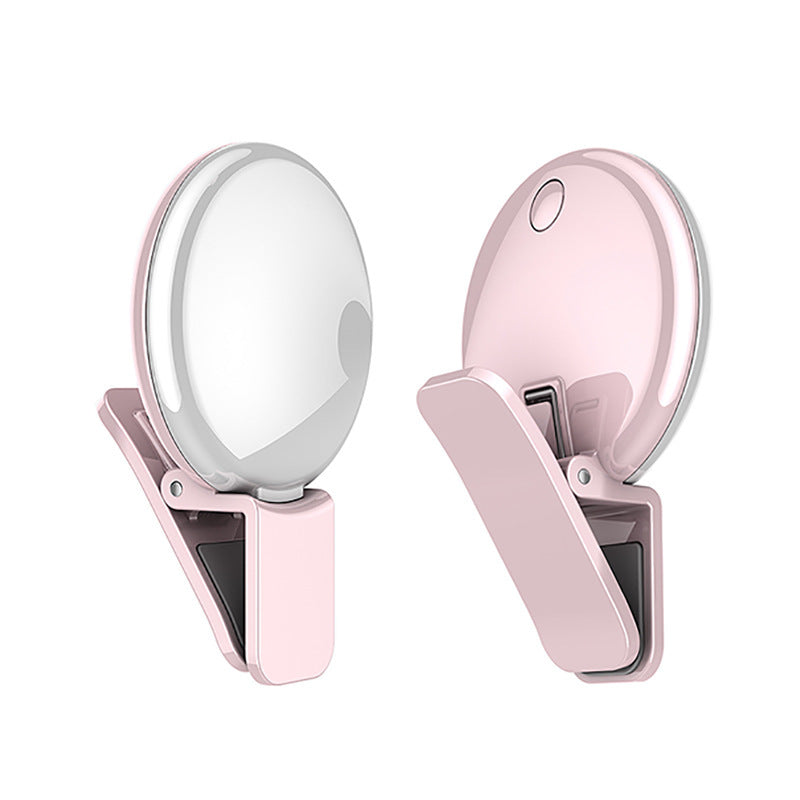 Round LED Selfie Fill Light For Makeup And Low?Light Photography