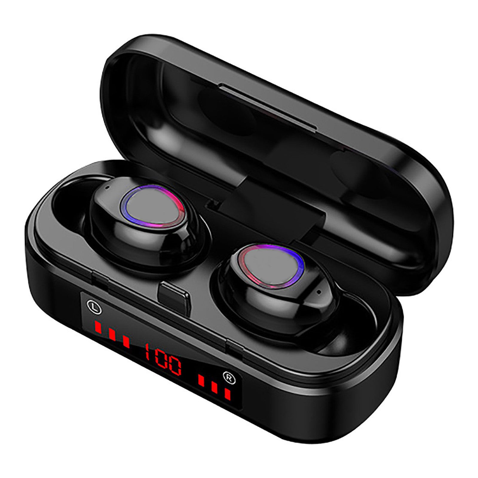 Mini Wireless Bluetooth Touch Earbuds With Battery Display And Stereo Sound