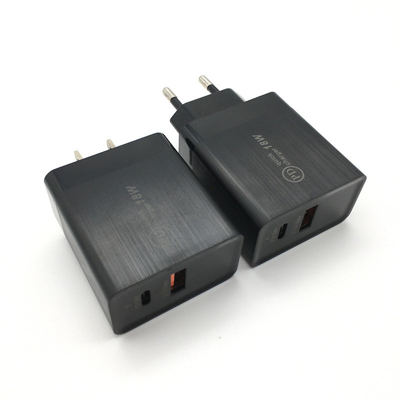 18W USB?C PD Fast Charging Wall Adapter For Universal Devices