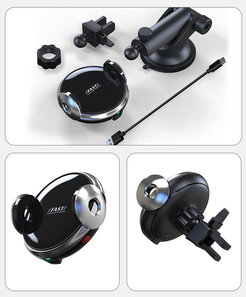 Magnetic Air?Vent Car Phone Holder With Wireless Charging Option