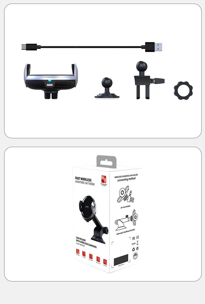 Magnetic Air?Vent Car Phone Holder With Wireless Charging Option