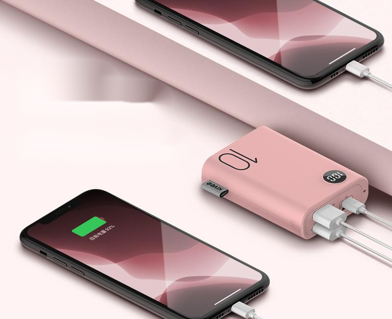 Macaron?Style Compact Power Bank With 5000–10000mAh Capacity