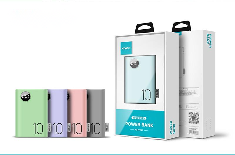 Macaron?Style Compact Power Bank With 5000–10000mAh Capacity