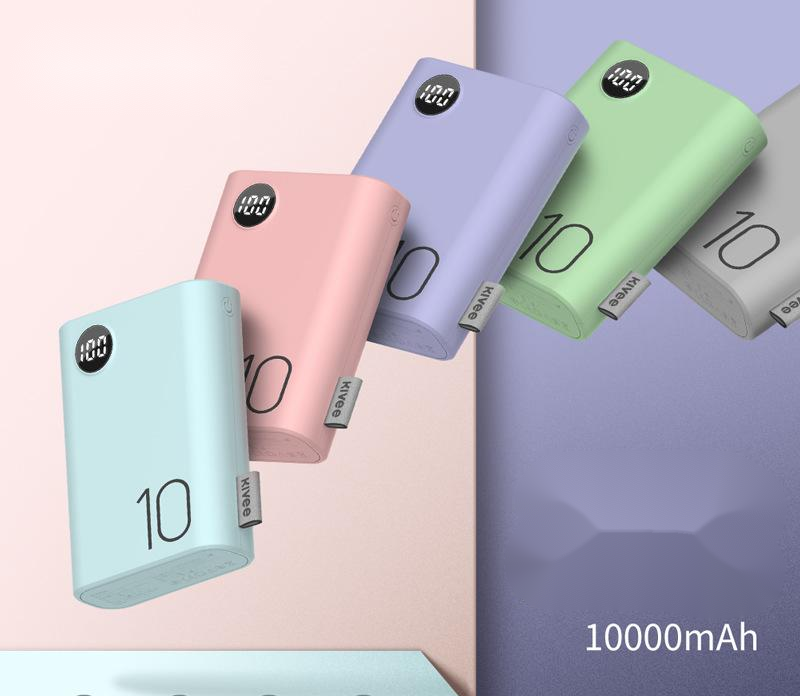 Macaron?Style Compact Power Bank With 5000–10000mAh Capacity