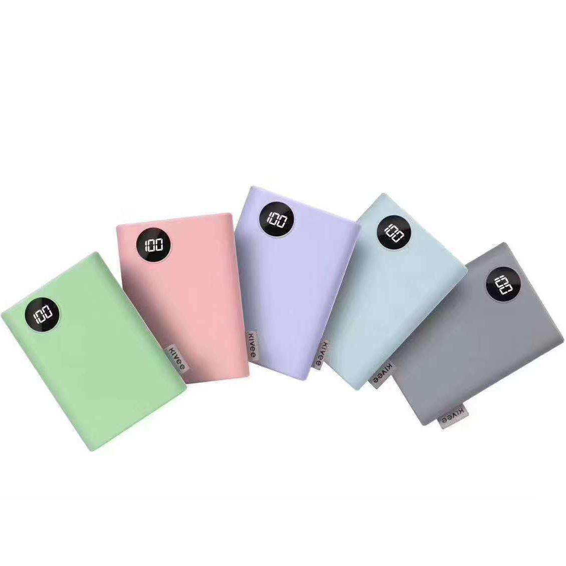 Macaron?Style Compact Power Bank With 5000–10000mAh Capacity