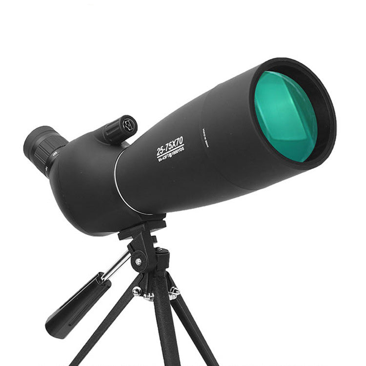 High?Power 25?75X70 Military?Grade Monocular Telescope With Phone Adapter