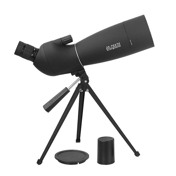 High?Power 25?75X70 Military?Grade Monocular Telescope With Phone Adapter