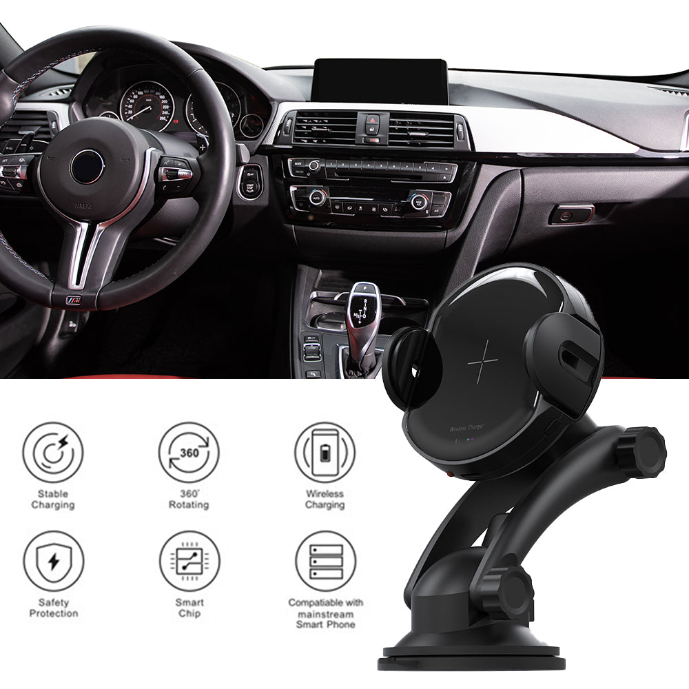 Magnetic Air?Vent Car Phone Holder With Wireless Charging Option