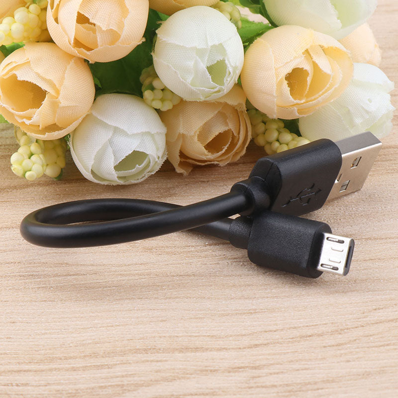Short 15cm Fast Charging Micro USB And Type C Cable