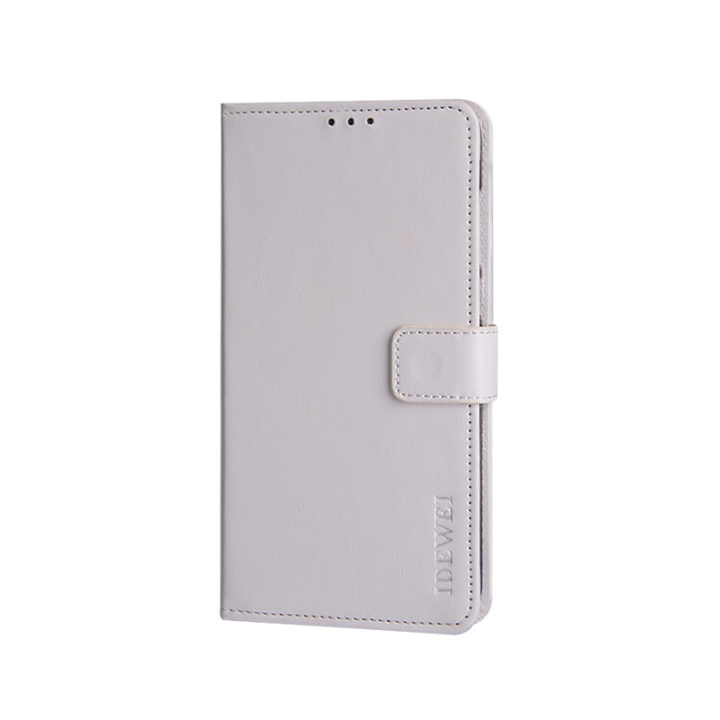 PU Leather Wallet-Style Protective Case With Card Storage