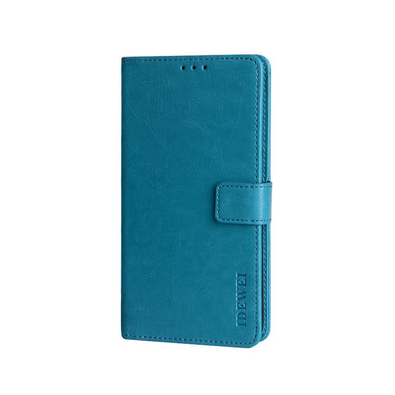 PU Leather Wallet-Style Protective Case With Card Storage