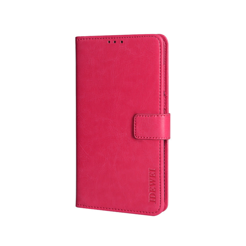 PU Leather Wallet-Style Protective Case With Card Storage