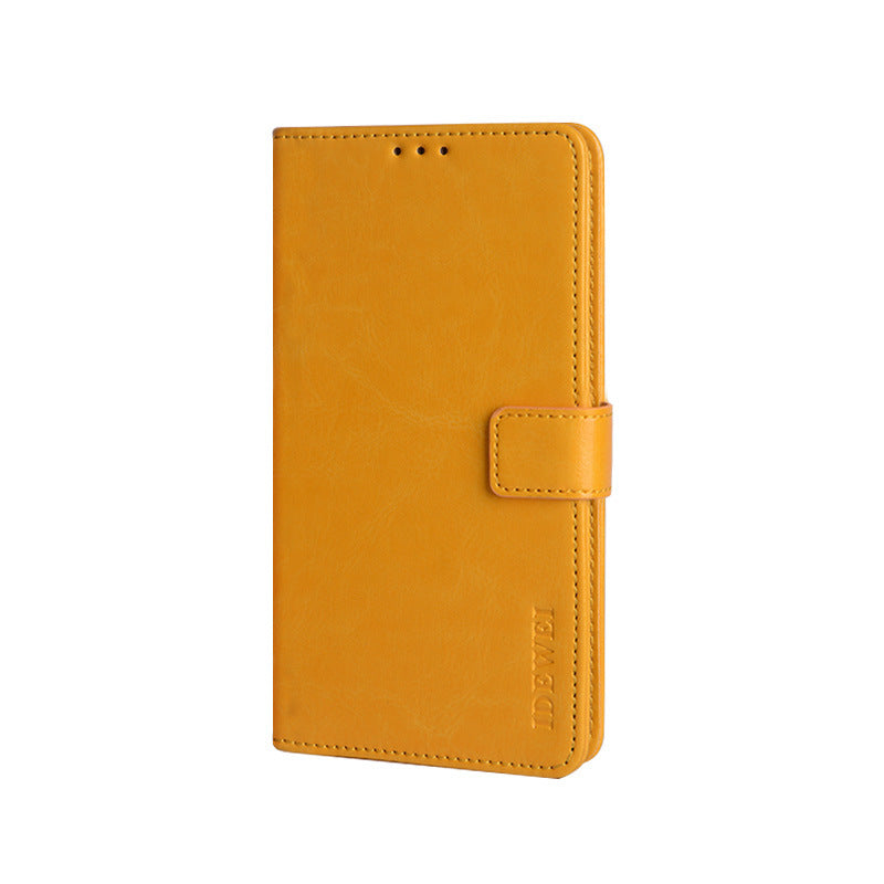 PU Leather Wallet-Style Protective Case With Card Storage