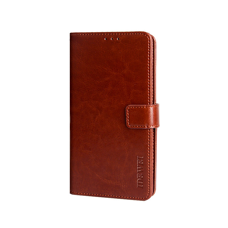 PU Leather Wallet-Style Protective Case With Card Storage