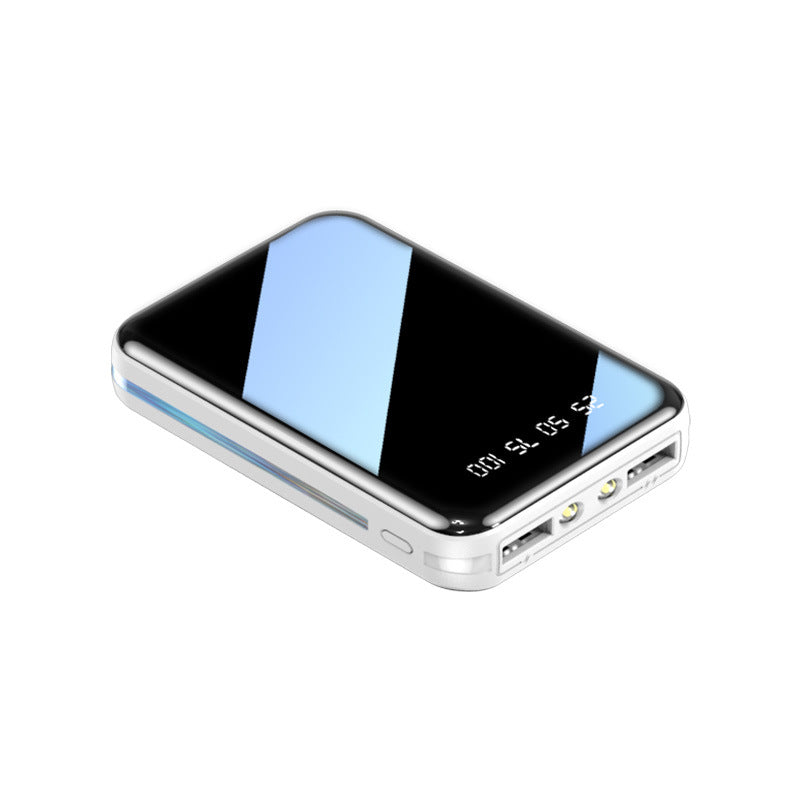 Compact Digital?Display Power Bank With Multiple Capacity Options And Dual Outputs