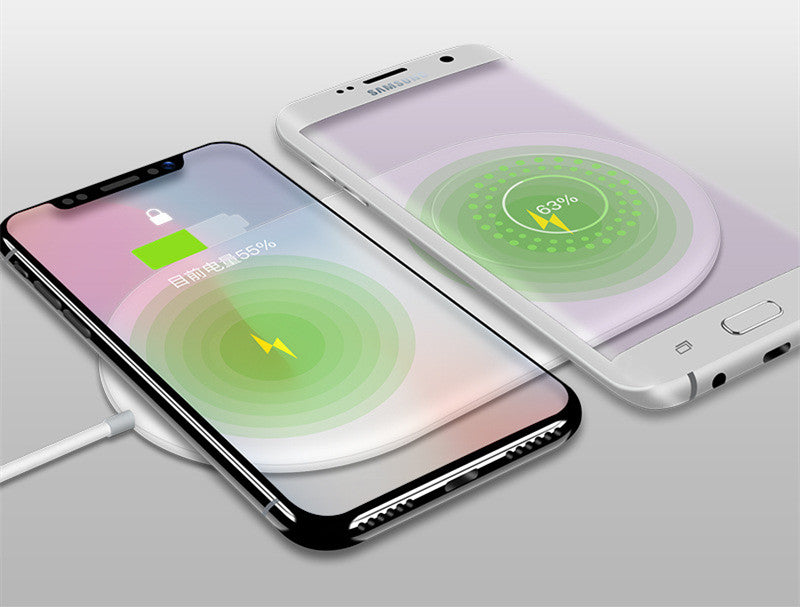 Dual?Device Wireless Charging Pad For Fast Charging Two Phones Simultaneously