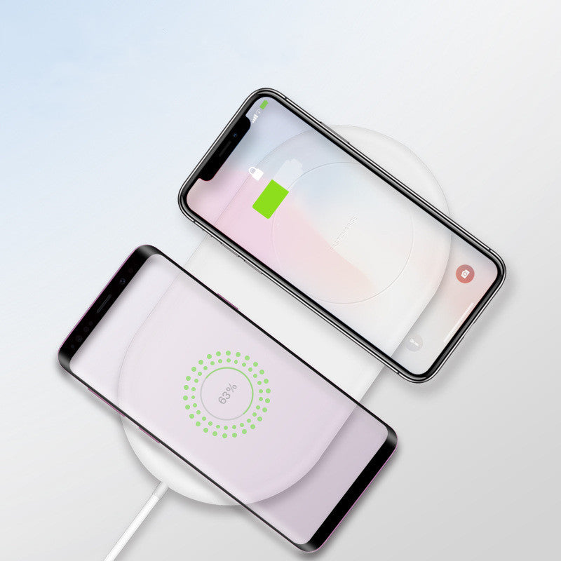 Dual?Device Wireless Charging Pad For Fast Charging Two Phones Simultaneously