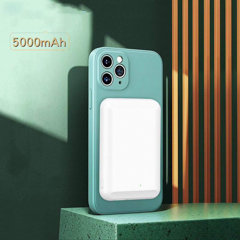 5000mAh Magnetic Wireless Power Bank With 85% Conversion Efficiency