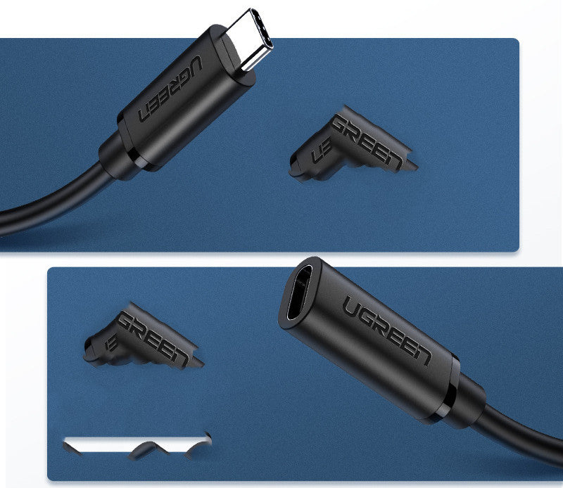 0.5m Type C Extension Cable For Phones Tablets And Laptops