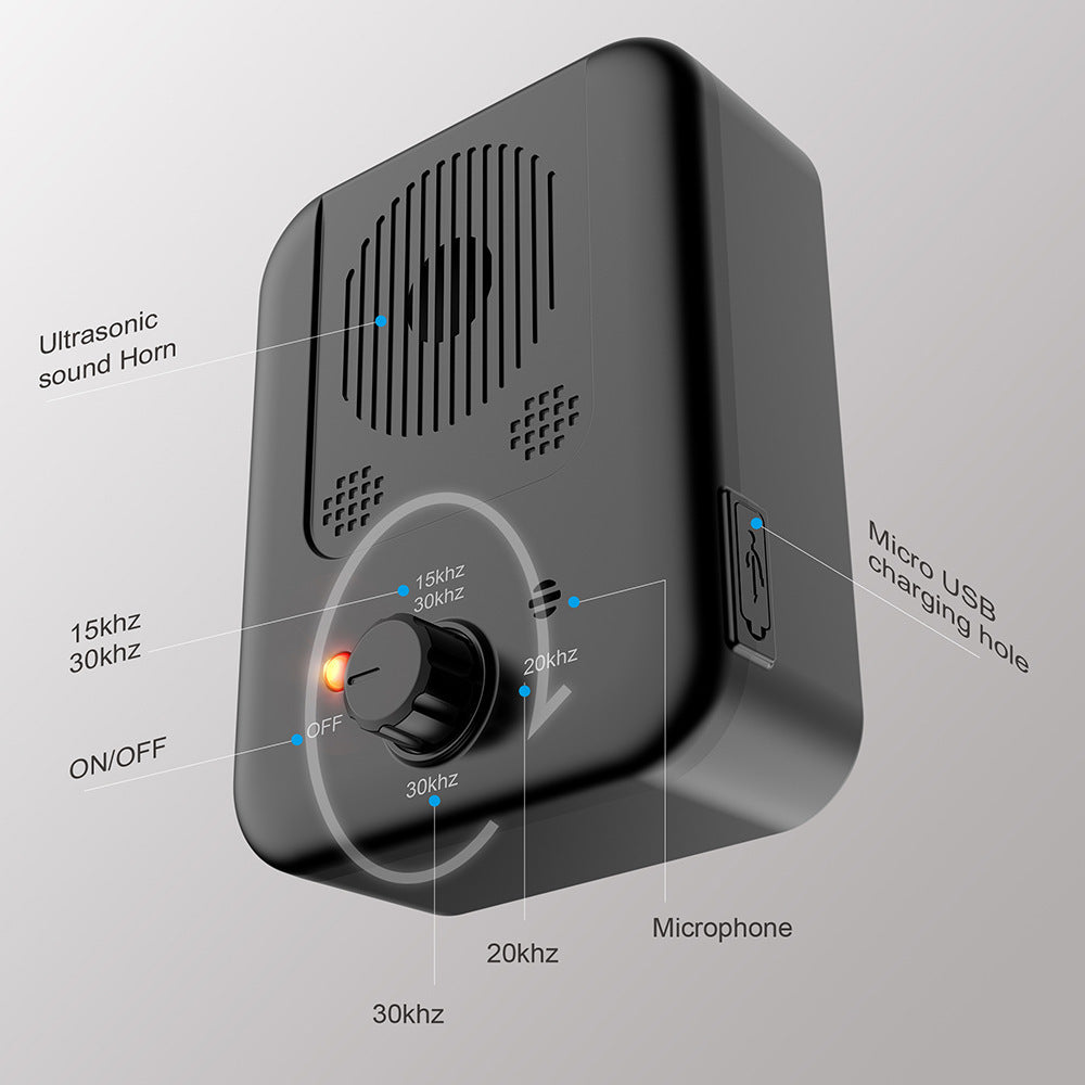 Ultrasonic Dog Anti Barking Device For Safe Training Control