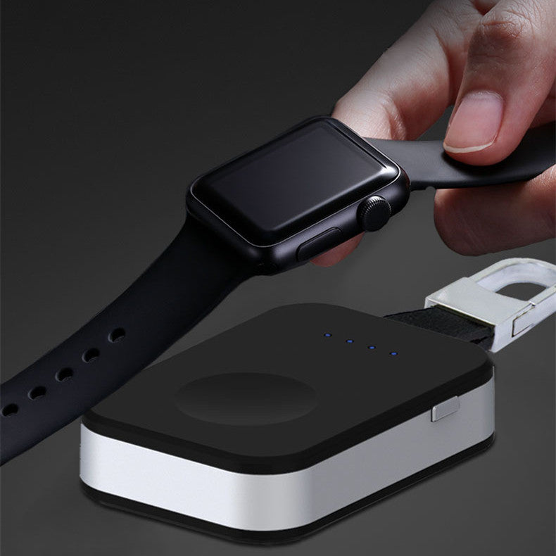 Mini Keychain Wireless Charger Power Bank For Apple Watch