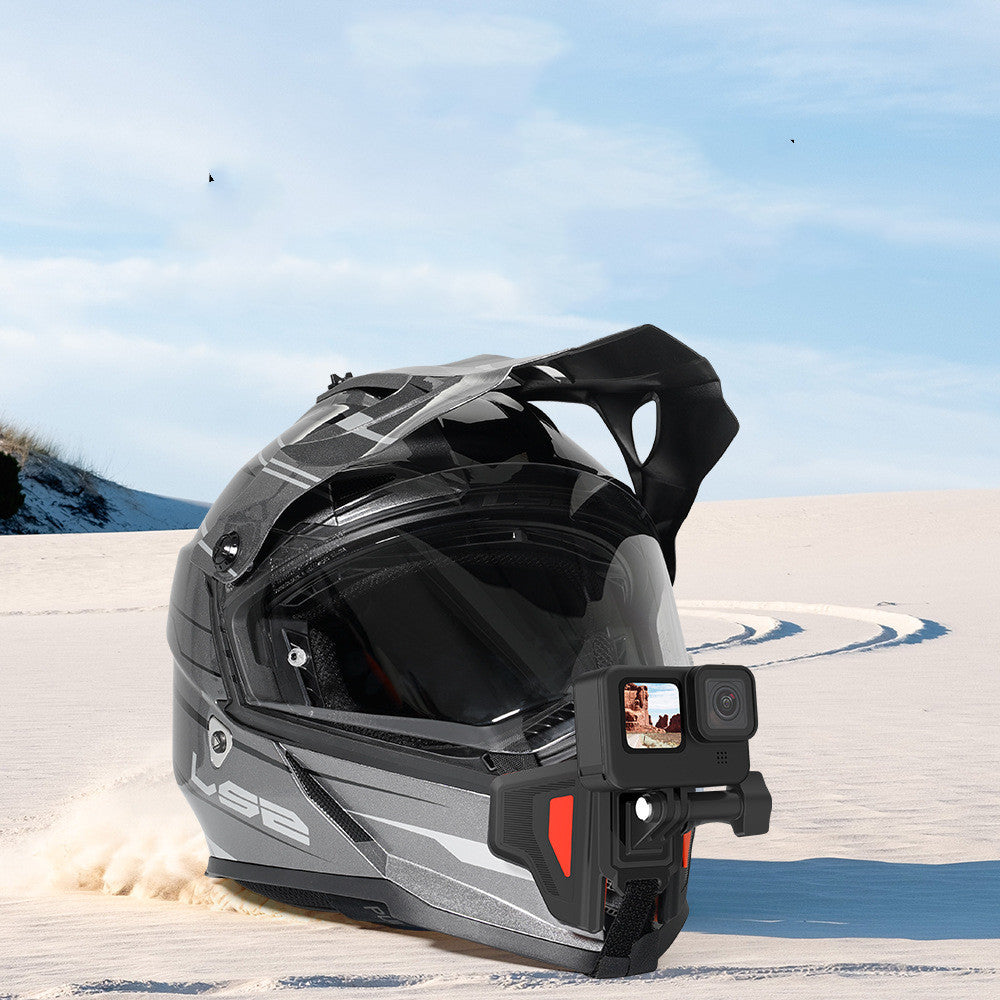 Motorcycle Helmet Chin Strap Mount For GoPro And Action Cameras