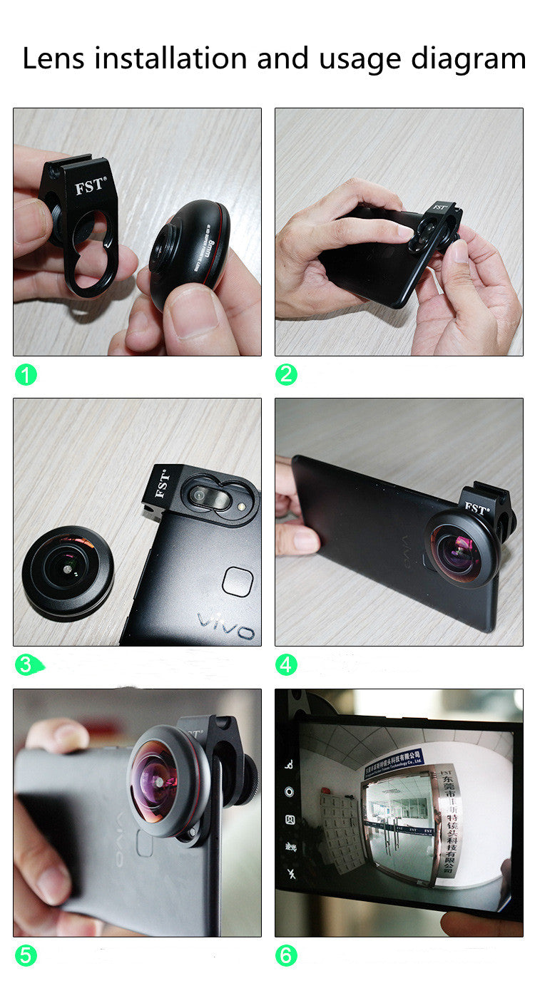 High?End Multi?Lens Mobile Photography Kit With Wide, Macro, Fisheye Options