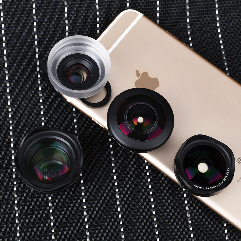 High?End Multi?Lens Mobile Photography Kit With Wide, Macro, Fisheye Options