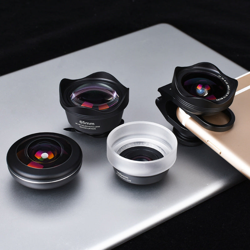 High?End Multi?Lens Mobile Photography Kit With Wide, Macro, Fisheye Options
