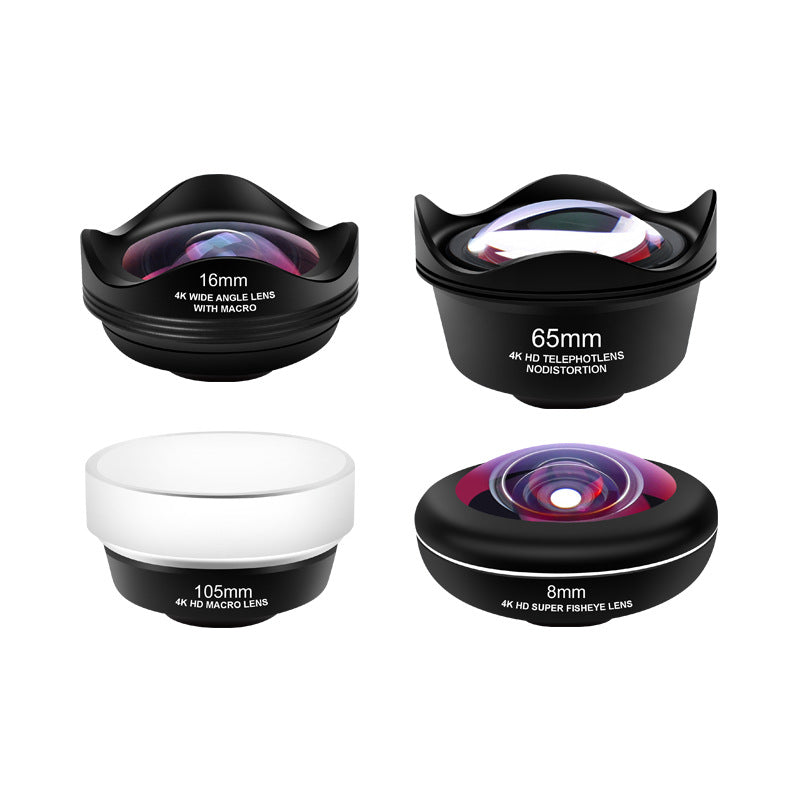 High?End Multi?Lens Mobile Photography Kit With Wide, Macro, Fisheye Options