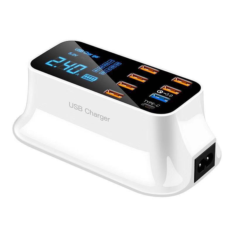 8?Port Quick Charge 3.0 USB Charging Station With LED Display