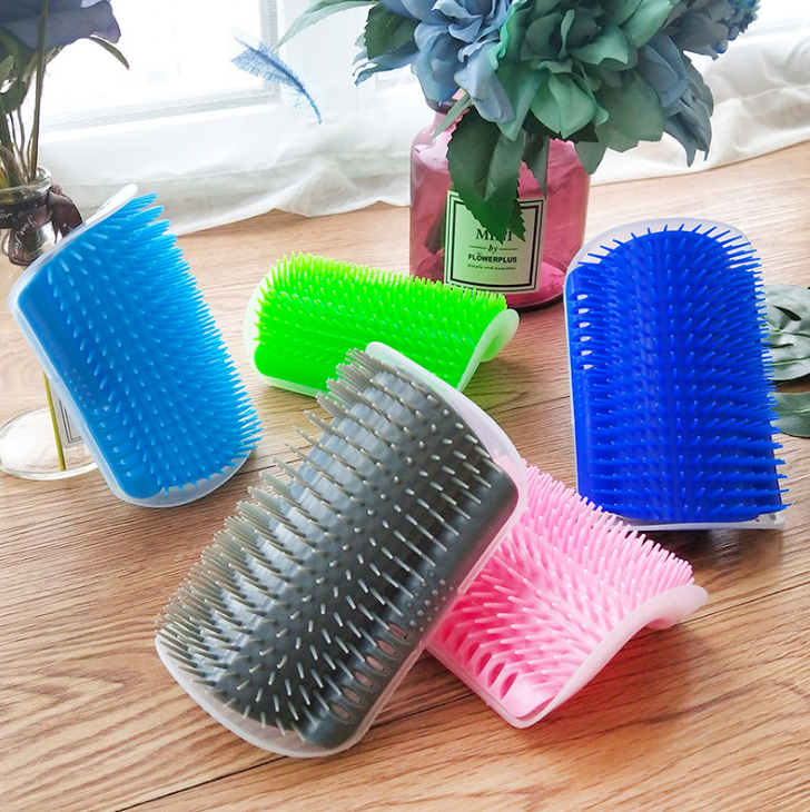 Cat Self Grooming Wall Brush For Easy Hair Removal