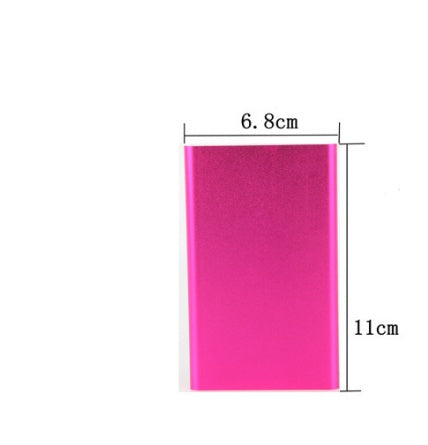 Ultra?Thin 4500mAh Alloy Power Bank With Slim Lightweight Design