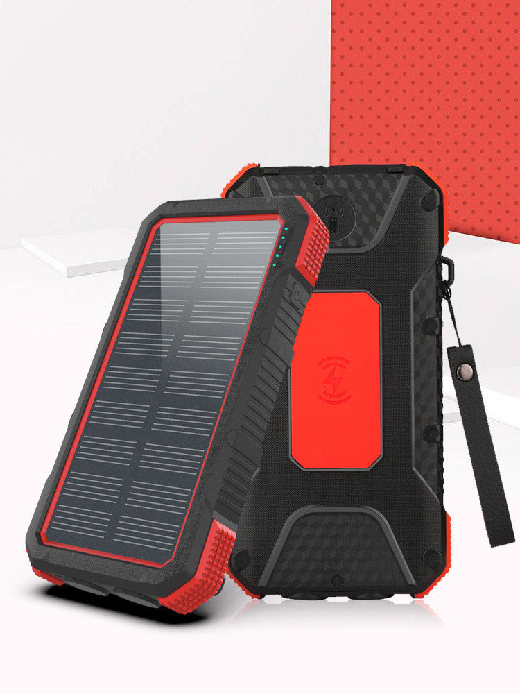 Solar Fast?Charging Compass Power Bank With Rugged Outdoor Design