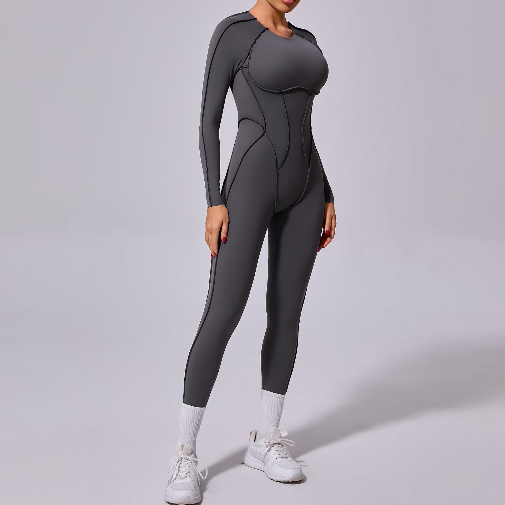 Women's Winter Backless Yoga Jumpsuit For Training And Comfort