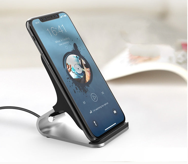 15W Metal Induction Wireless Fast Charger With QC3.0 Support