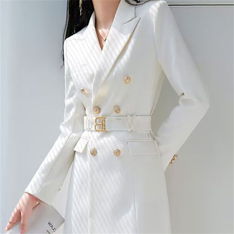 Office Lady Slimming Waist Trimming Top For Professional Looks
