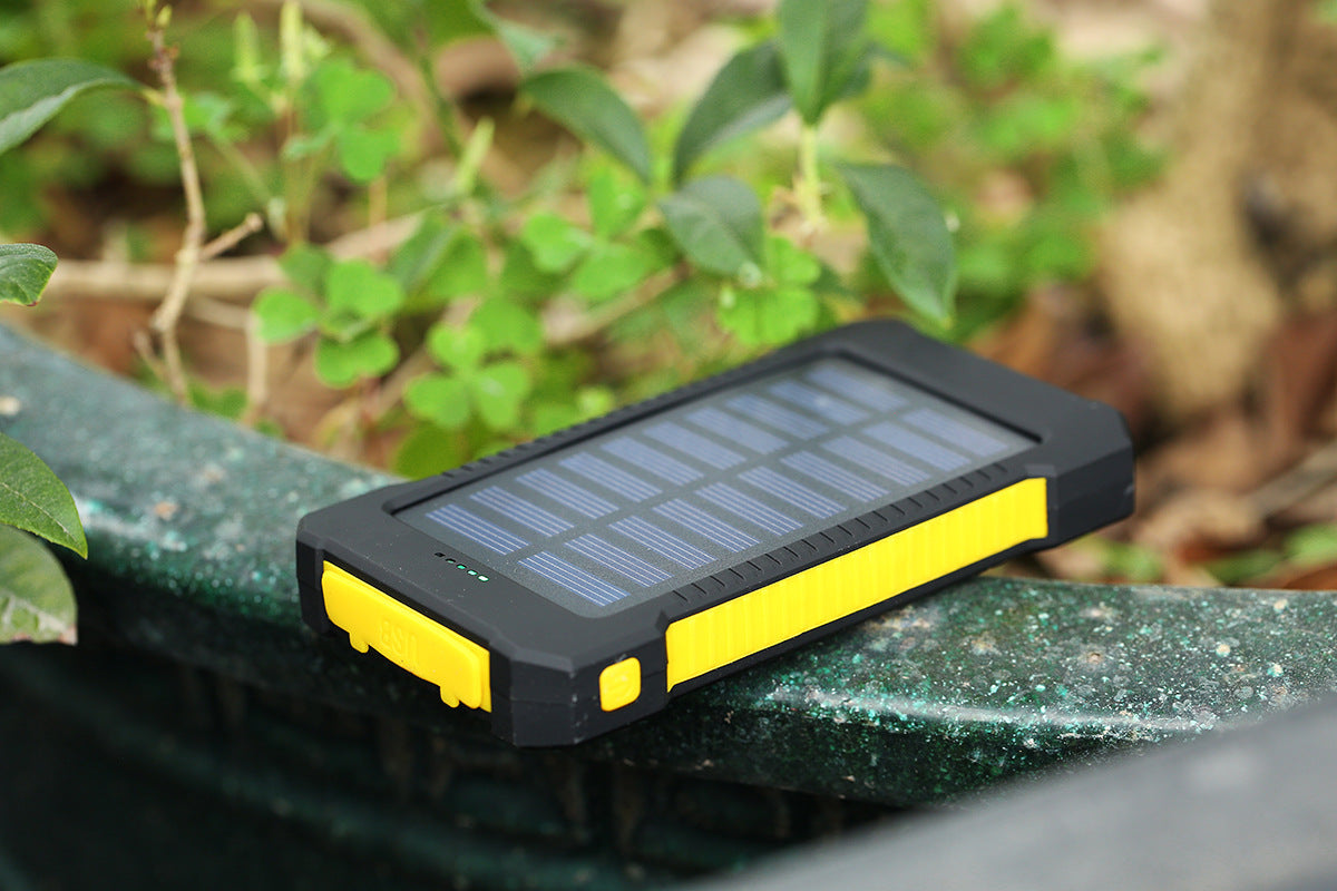 Ultra?Thin Solar Power Bank With Camping Light And Multi?Function Design