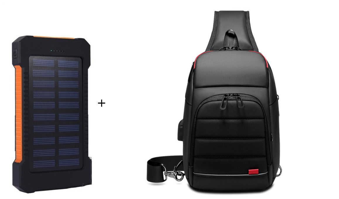 Ultra?Thin Solar Power Bank With Camping Light And Multi?Function Design