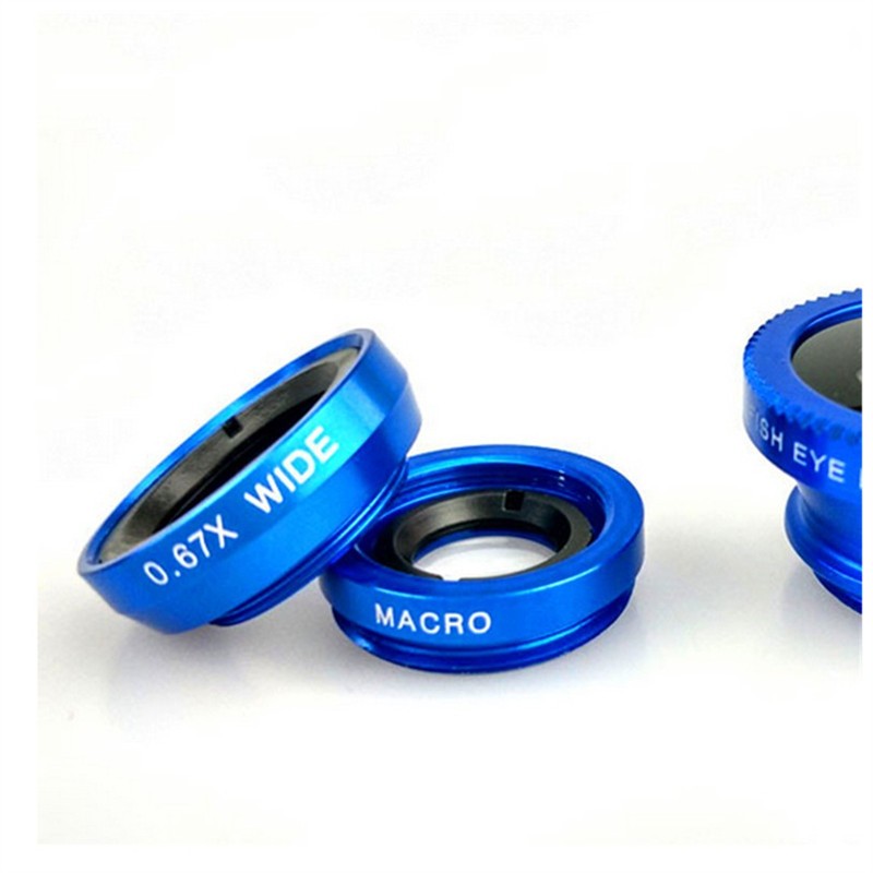 3?In?1 Fisheye, Wide?Angle And Macro Lens Kit For Smartphones