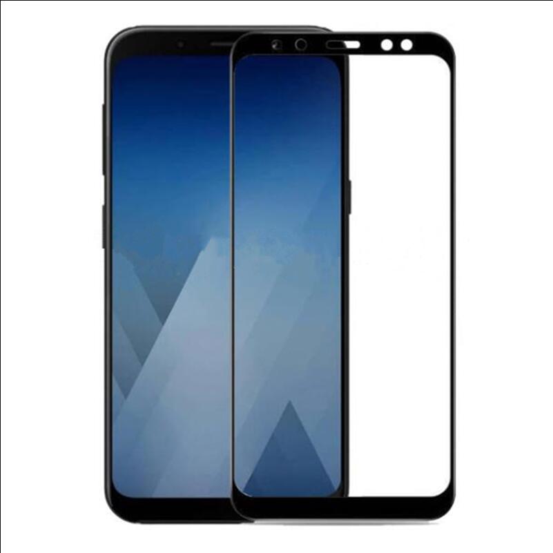 Full Coverage Tempered Glass Screen Protector For Samsung Galaxy A8