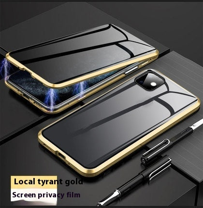 Magnetic Privacy Glass Anti?Peep Full Body Protective Phone Case