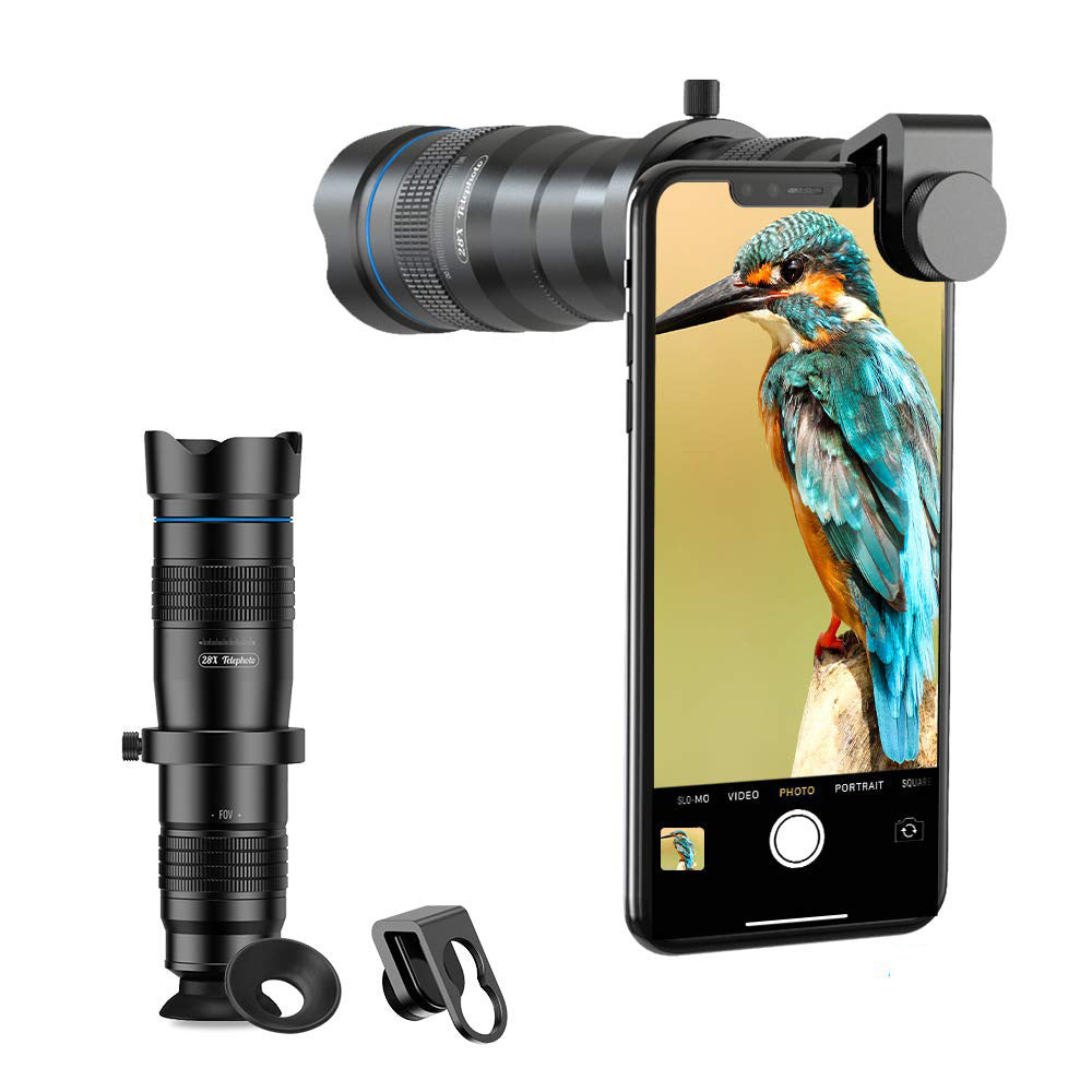 36X High?Definition Telephoto Lens With Multi?Coated Optics For Smartphones