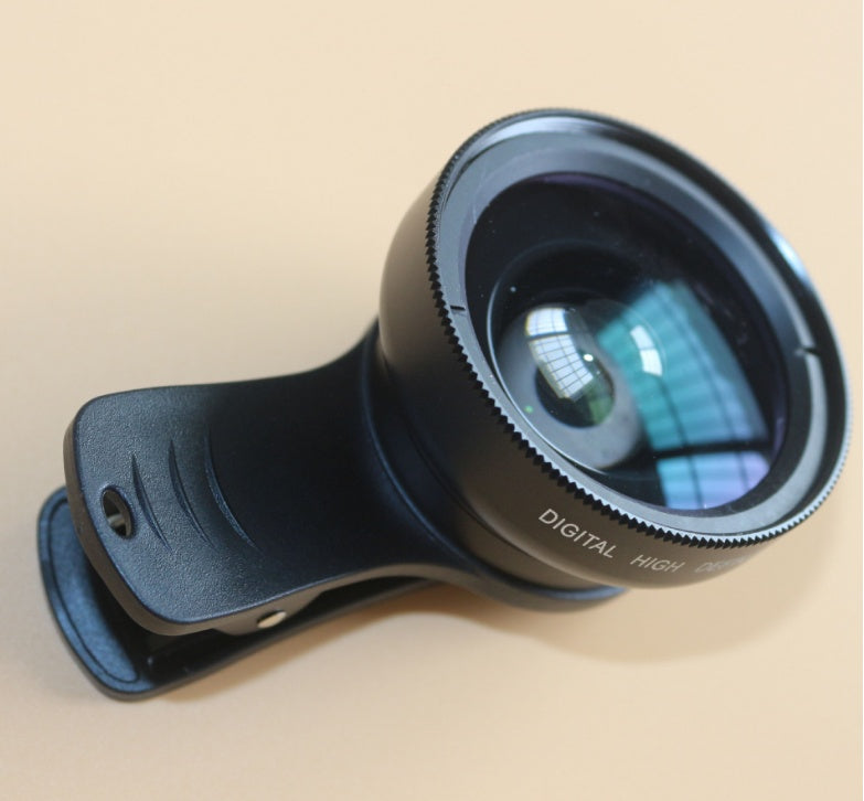 0.45X Wide?Angle And 12.5X Macro Clip?On HD Phone Lens Kit