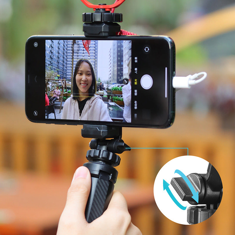 ULANZI ST?06 Adjustable Hot Shoe Phone Mount For Cameras And Tripods