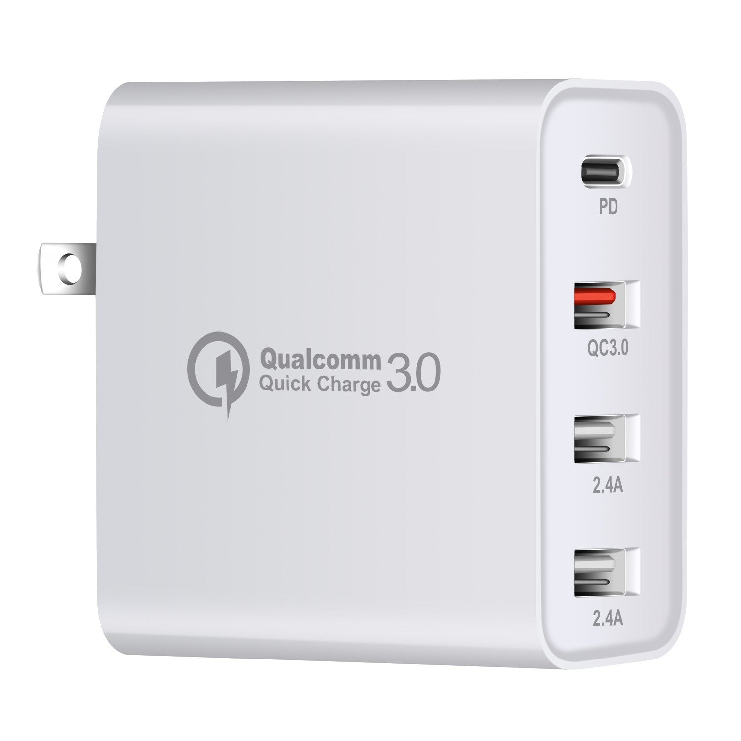 48W PD Fast Charging Four Port Type C Wall Charger