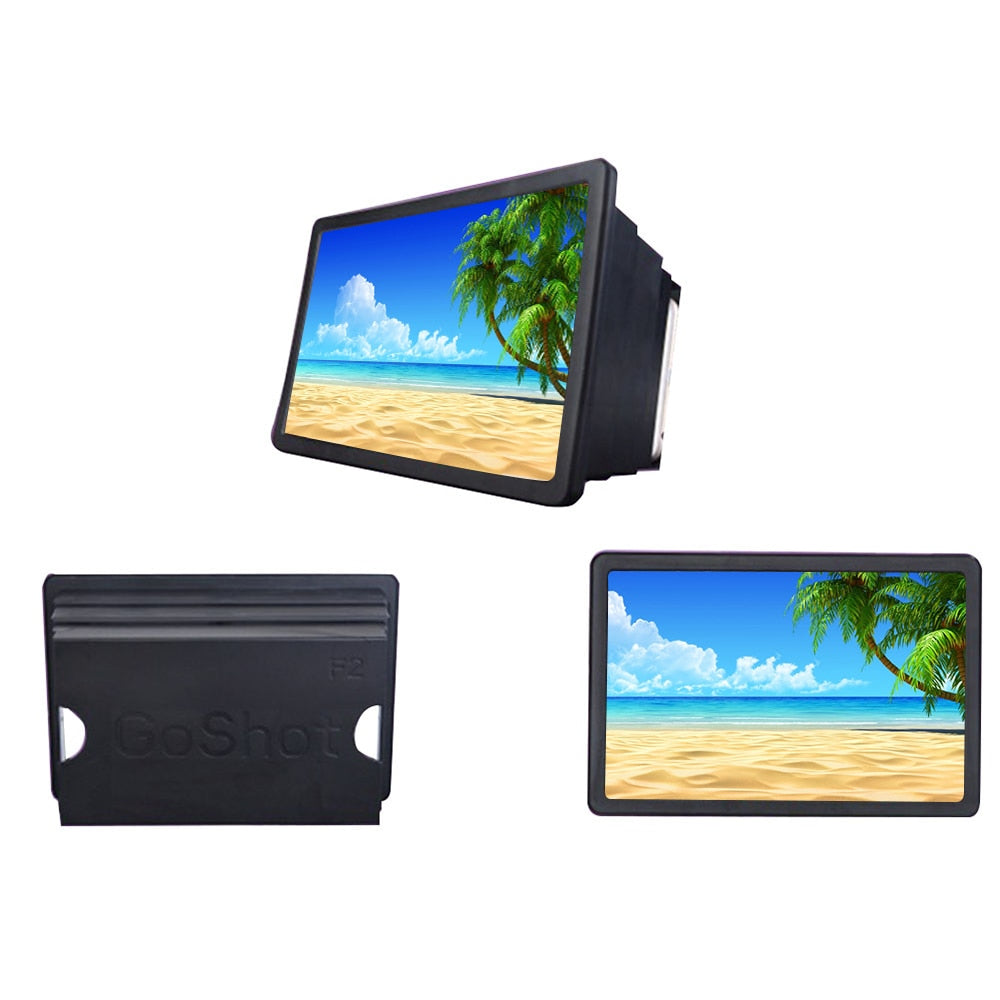 F2 Mobile Phone Screen Magnifier With Foldable ABS Frame And Lens