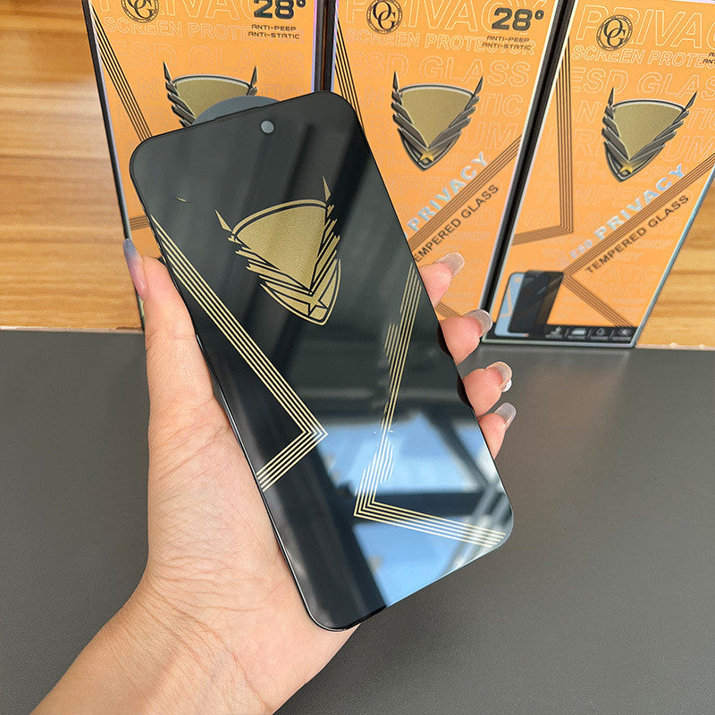 HD Anti Spy High Aluminum Tempered Glass Protector For Smartphones