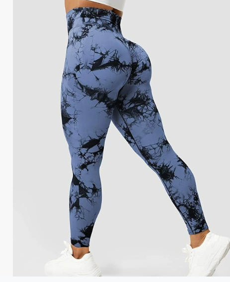 Printed High-Stretch Sports Leggings For Training And Active Wear