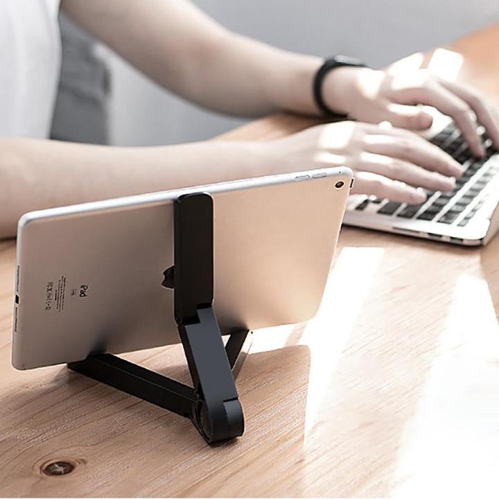 Lightweight Foldable Multi?Angle Tablet and Phone Stand For Desk Use